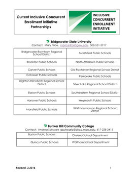 Inclusive Concurrent Enrollment Program. Guide