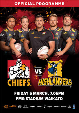 Friday 5 March, 7.05Pm Fmg Stadium Waikato