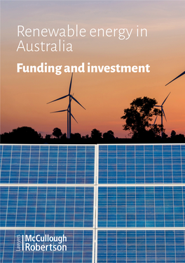 Renewable Energy in Australia