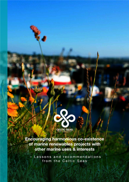 Encouraging Harmonious Co-Existence of Marine Renewables Projects with Other Marine Uses & Interests
