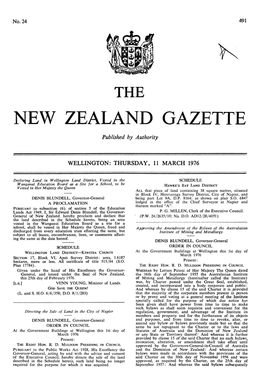 New Zealand Gazette