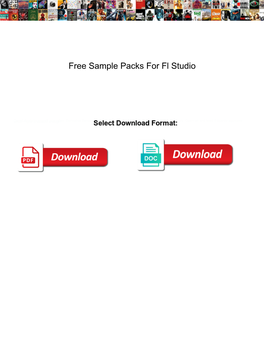 Free Sample Packs for Fl Studio