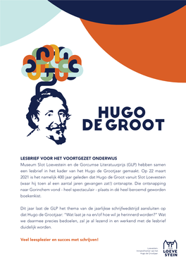 Lesbrief Hugo De Groot