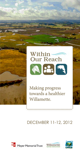 Making Progress Towards a Healthier Willamette