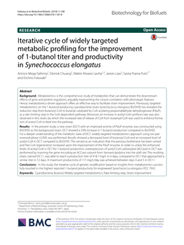 Iterative Cycle of Widely Targeted Metabolic Profiling for The