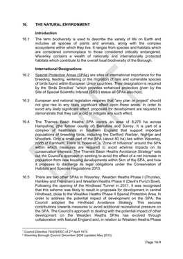 16. the NATURAL ENVIRONMENT Introduction 16.1 the Term