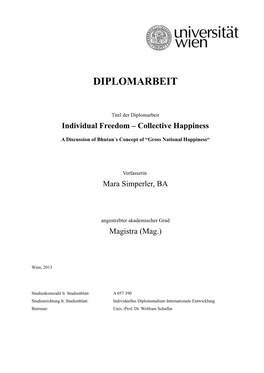 Diplomarbeit