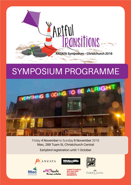 Symposium Programme