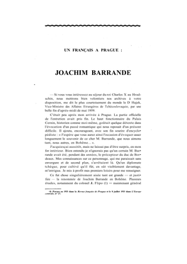 Joachim Barrande