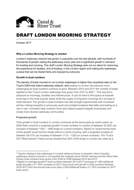 Draft London Mooring Strategy