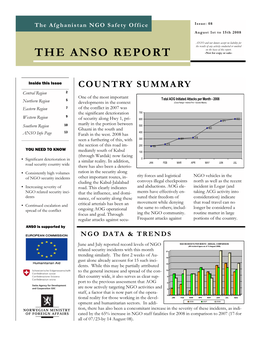 THE ANSO REPORT -Not for Copy Or Sale