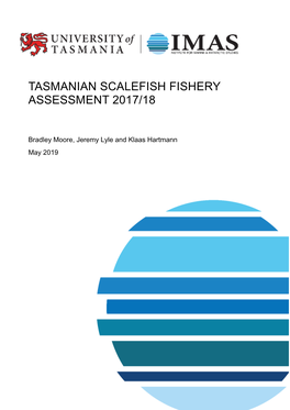Tasmanian Scalefish Fishery Assessment 2017/18