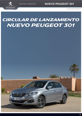 Nuevo Peugeot 301