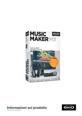 MAGIX Music Maker MX Altre Info Su