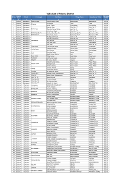 Master Report 30 Column District Palamu (Total 657)