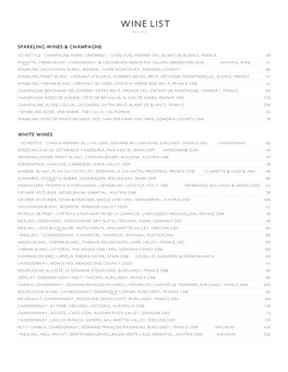 Wine List 06 19 21