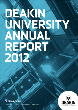 Deakin University Annual Report 2012