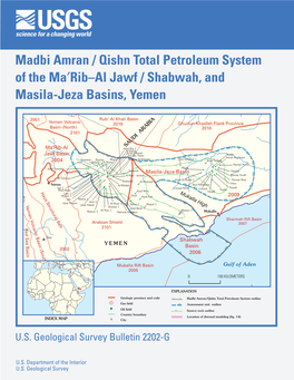Madbi Amran / Qishn Total Petroleum System of the Ma′Rib–Al Jawf / Shabwah, and Masila-Jeza Basins, Yemen