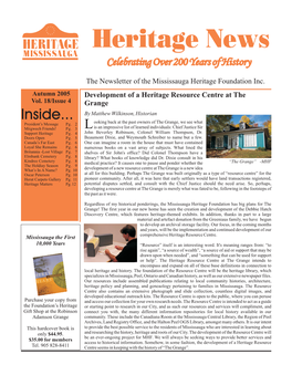 Fall Newsletter 2005