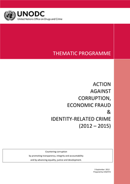 Action Against Corruption, Economic Fraud & Identity-Related Crime