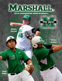 Marshall Baseball Table of Contents