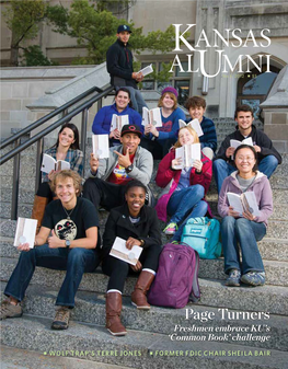 Page Turners Freshmen Embrace KU’S ‘Common Book’ Challenge