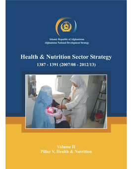 Afghanistan Health and Nutrition Sector Strategy 2007