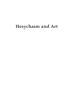 Hesychasm and Art