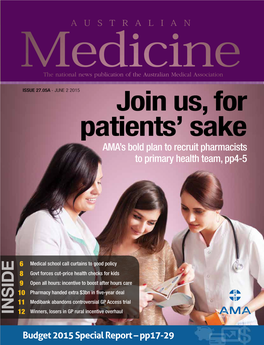 Join Us, for Patients' Sake
