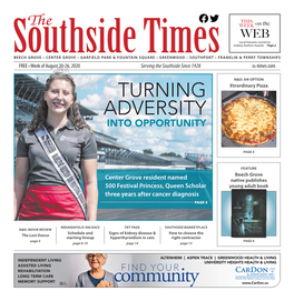 Community 2 Week of August 20-26, 2020 • Ss-Times.Com COMMUNITY the Southside Times