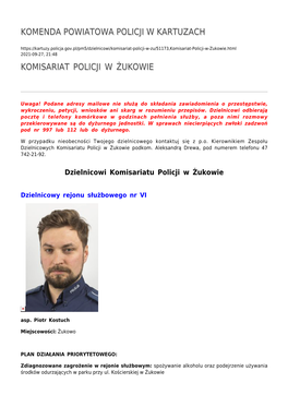 Komenda Powiatowa Policji W Kartuzach