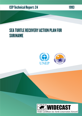 SEA TURTLE RECOVERY ACTION PLAN for SURINAME Note