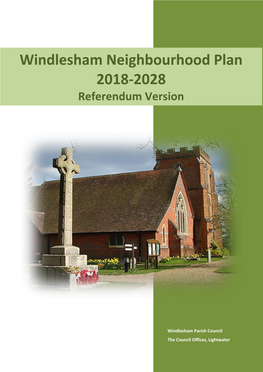 Windlesham Neighbourhood Plan 2018-2028 Referendum Version