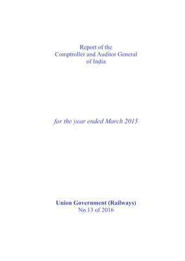 Union Railways Compliance Audit