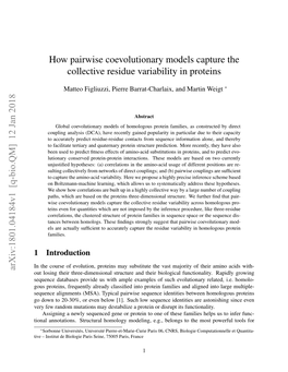 How Pairwise Coevolutionary Models Capture the Collective Residue Variability in Proteins