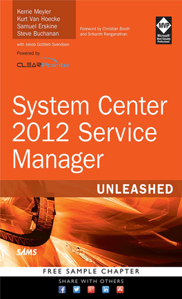 System Center 2012 Service Manager UNLEASHED