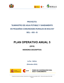 Plan Operativo Anual (POA)