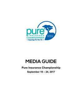 Pure Insurance Championship September 19 – 24, 2017