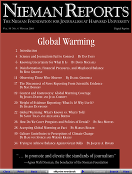 Nieman Reports, Winter 2005, Global Warming