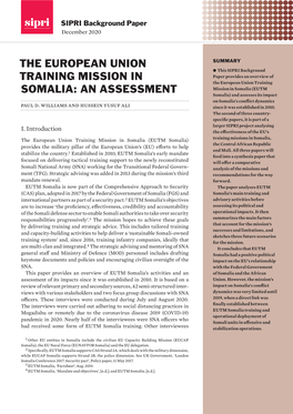 The European Union Training Mission in Somalia