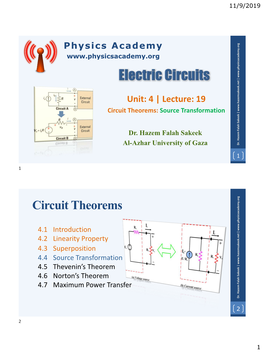 Fundamentals of Electric Circuits