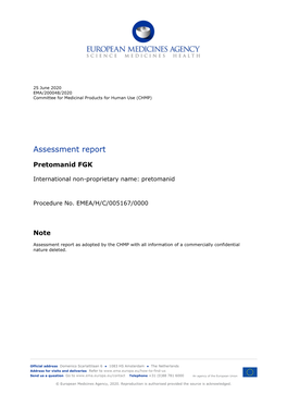 Assessment Report