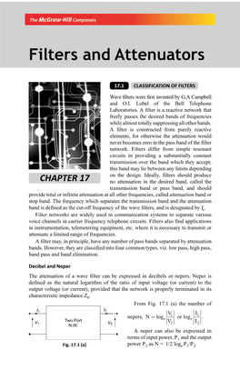 Filters and Attenuators