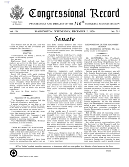 Senate SECTION 1