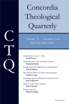 Volume 76:3–4 July/October 2012