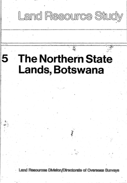 5 the Northern State Lands, Botswana