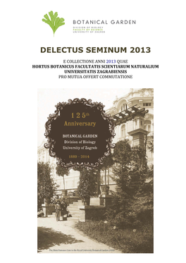 Delectus Seminum 2013