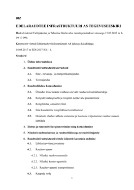 J02 Edelaraudtee Infrastruktuuri As