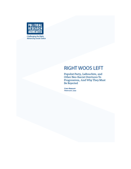 Right Woos Left, Full Report