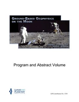 Ground-Based Geophysics on the Moon